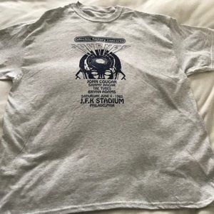 Journey-SPECIAL SALE - John Cougar-Sammy Hagar-1983-T Shirt Large - JFK Stadium
